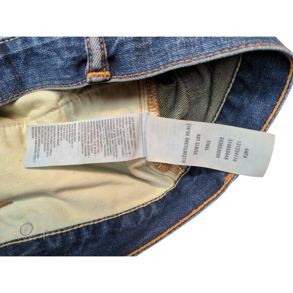 Abercrombie & Fitch Cut Off Jorts Size 33 Denim Jean Shorts Frayed Hem Mens S - Picture 7 of 13